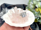 Rose Quartz Ring Holder