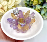 Ametrine Crystal Ring Dish