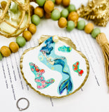 Mermaid Seashell Trinket Dish | Coastal Decor