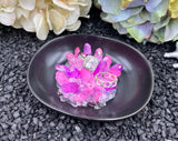 Passion Pink Quartz Crystal Ring Holder