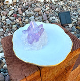 Lavender Quartz Jewelry Dish