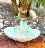 Wicked Jewelry Holder with Pink and Green Quartz