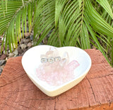 Quartz Heart Ring Holder