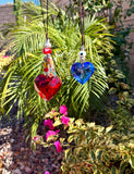 Glass Heart Suncatchers