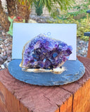 Amethyst Business Card Holder