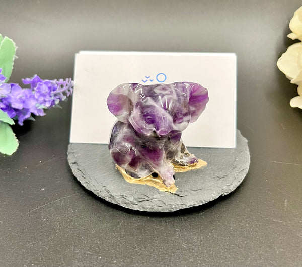 Gemstone Koala Business Card Holder