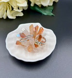 Amber Quartz Ring Dish