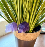 Amethyst Scotty Dog Copper Plant Stake