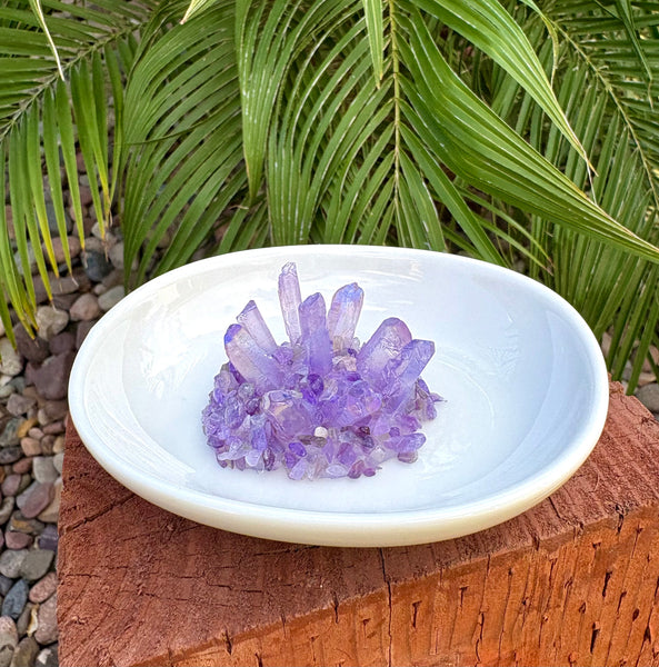 Lavender Quartz Ring Dish