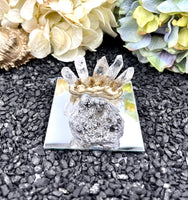 Pyrite Crystal Business Card Holders